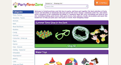 Desktop Screenshot of partyfavorzone.com